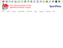 Tablet Screenshot of kenyanpremierleague.com